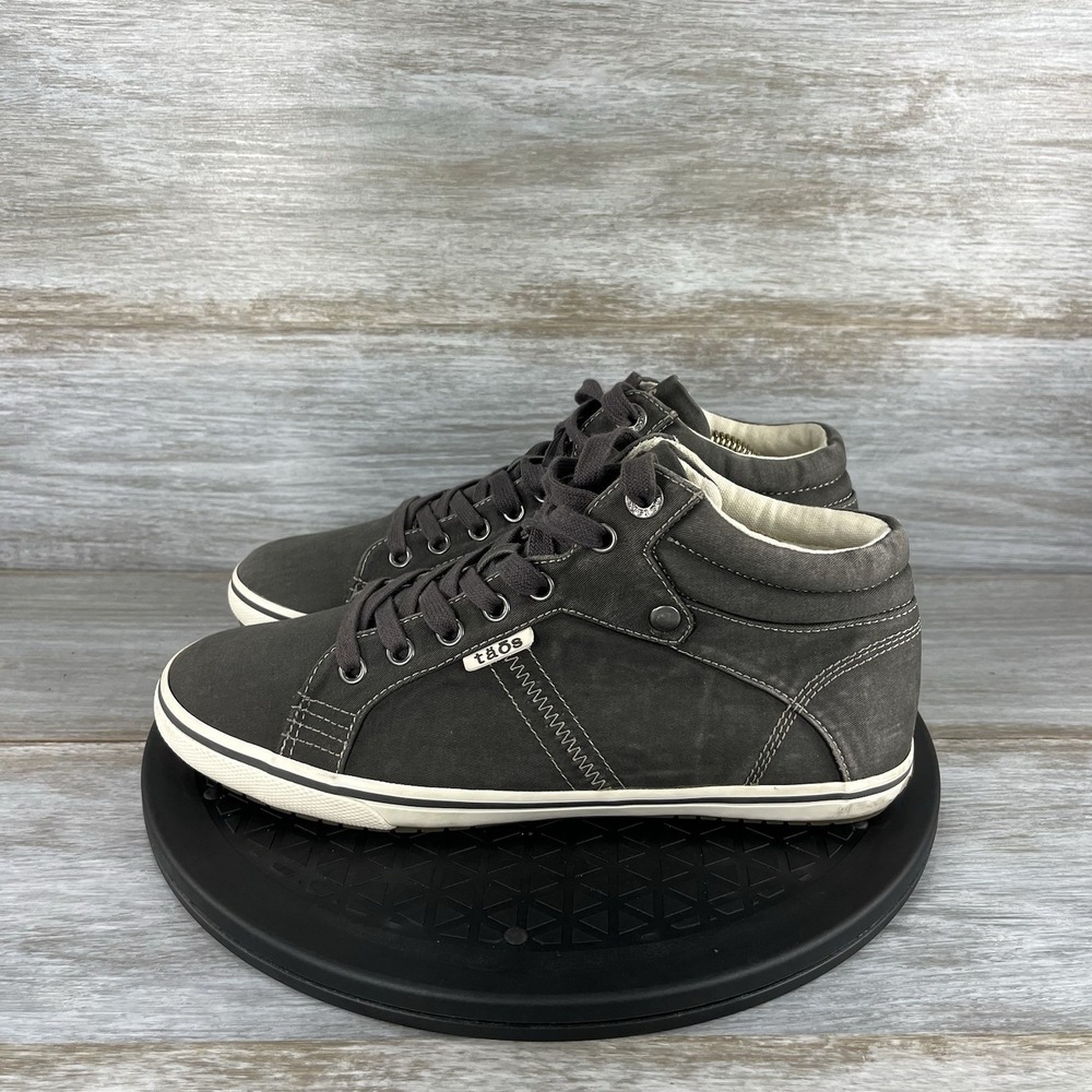 Taos Women's Top Star Dark Grey Canvas Sneakers Size 9